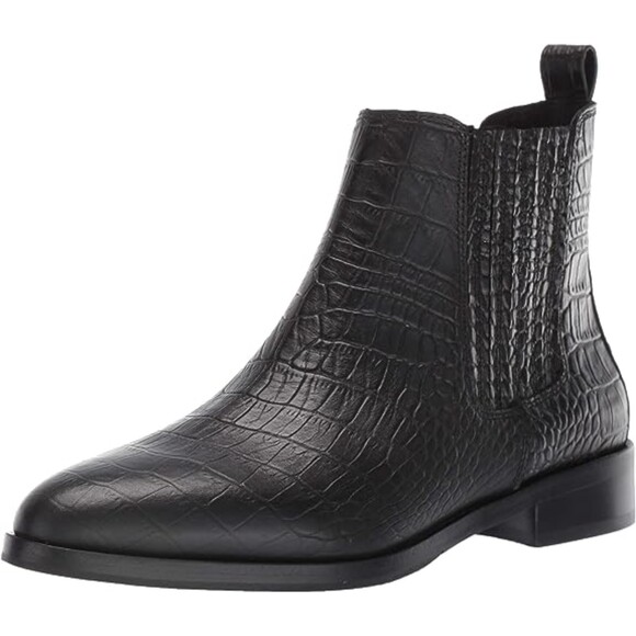 NWOB Vince Camuto Womens Chelsea Haventa Fashion Black Booties Boots Sz 9M - Picture 1 of 13